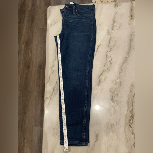 NWOT Madewell Skinny High Rise Jean 30P Dark Rinse - Picture 4 of 6